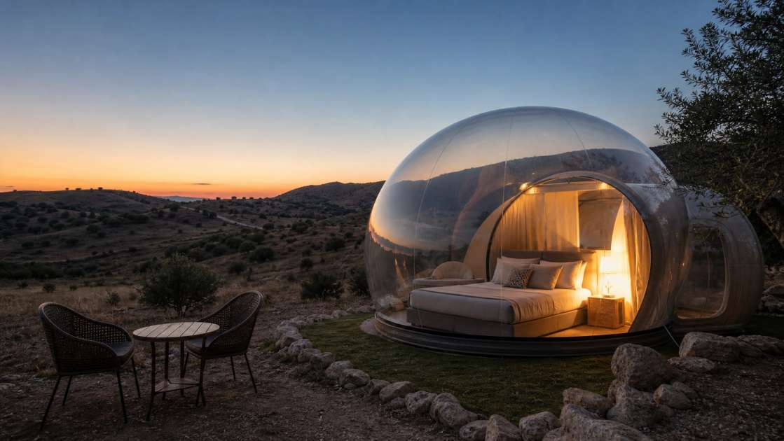 Alojamientos burbuja en Andalucía: Guía 2024 para una escapada romántica bajo las estrellas