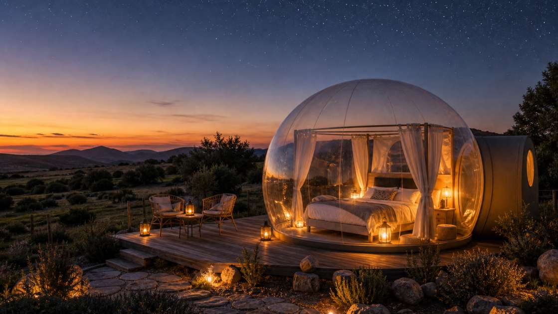 Dormir en una burbuja en España: guía completa para elegir tu noche mágica