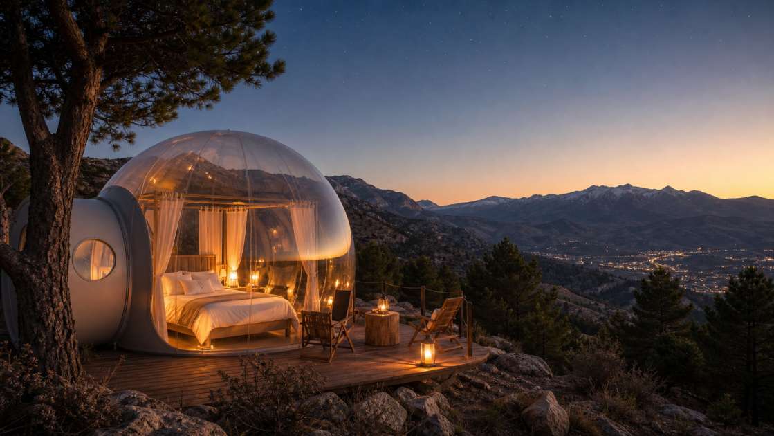 Glamping Burbuja en Granada y Sierra Nevada: Guía Completa para una Noche Mágica