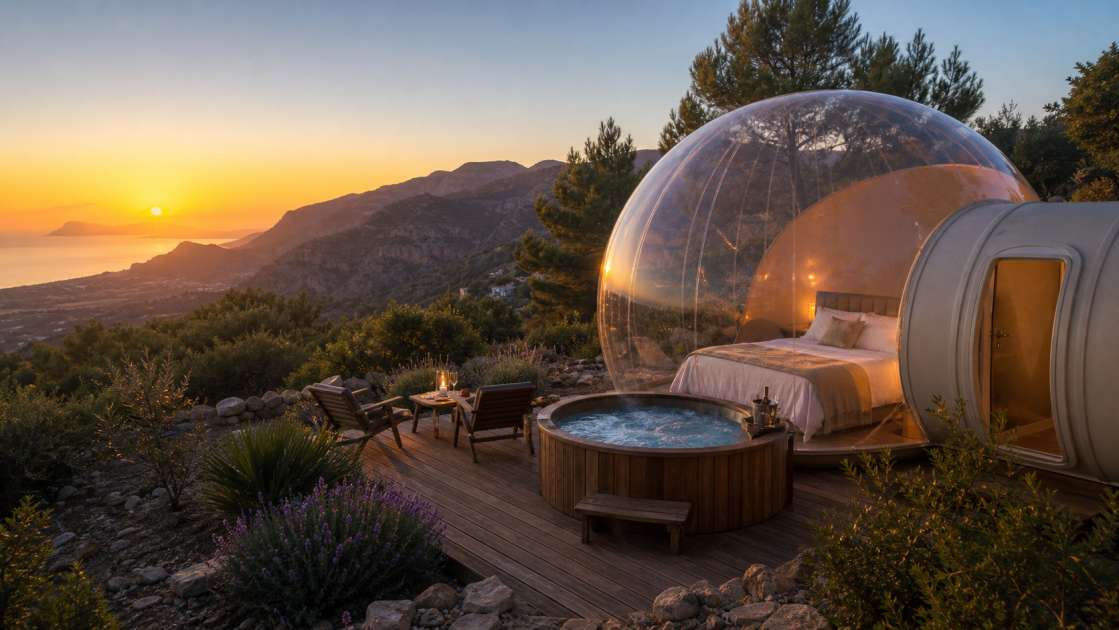 Hoteles Burbuja en Alicante: Guía Completa de Costa, Montaña y Jacuzzi Privado