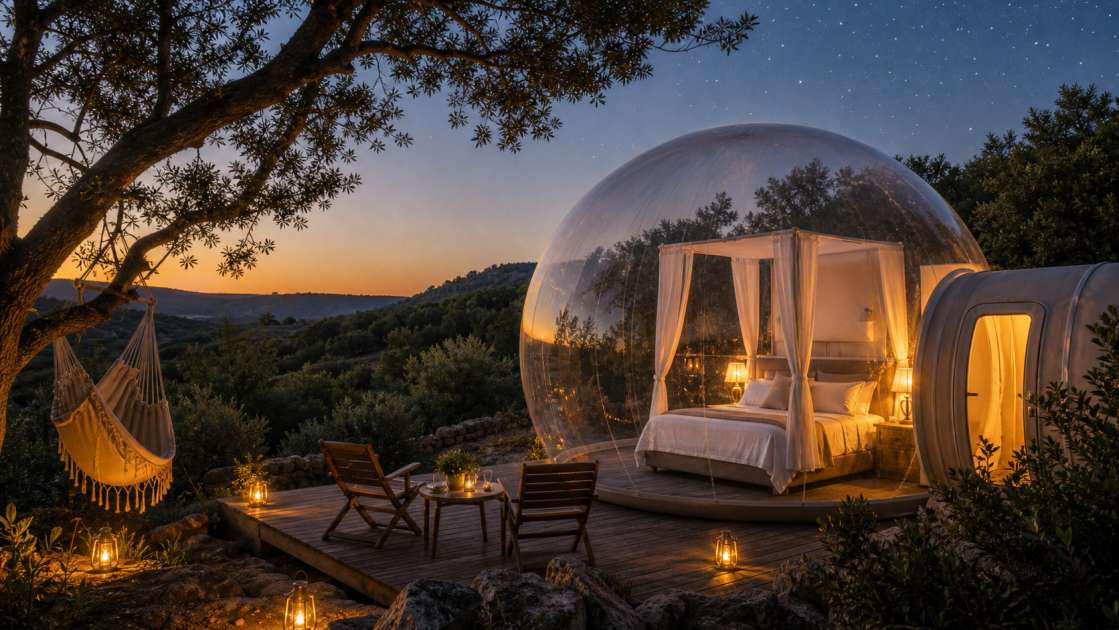 Hoteles burbuja en Cataluña: Guía completa 2026 con zonas, precios y experiencias inolvidables